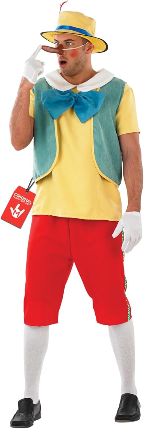 Fun Shack Mens Puppet Costume, Book Characters Costume Adult, Mens Halloween Puppet Costume, Halloween Costumes for Men