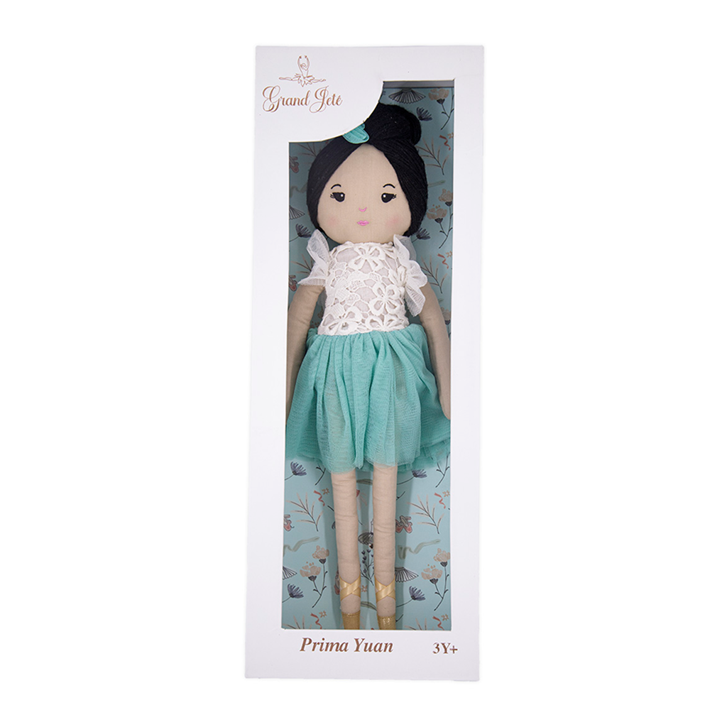 Prima Ballerina Yuan Doll – Handmade Cotton Ballet Doll for Kids