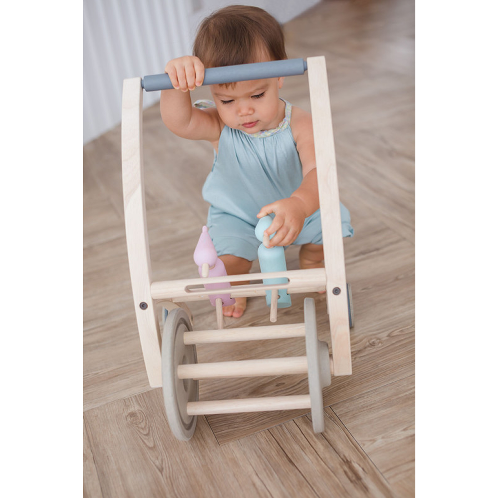 PlanToys Woodpecker Walker — Wooden Baby Walker