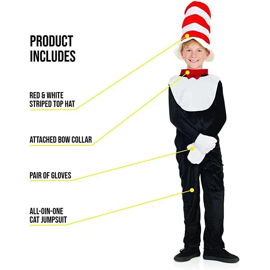 Mr Tom Jumpsuit Costume + Hat - 6-8Y