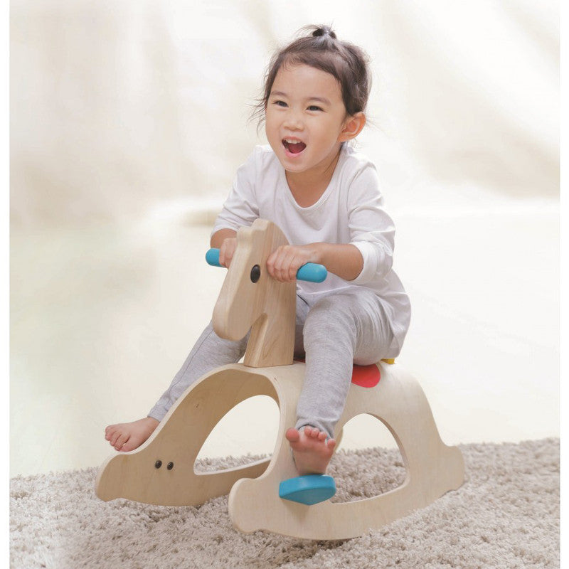 PlanToys Palomino — Wooden Rocking Horse