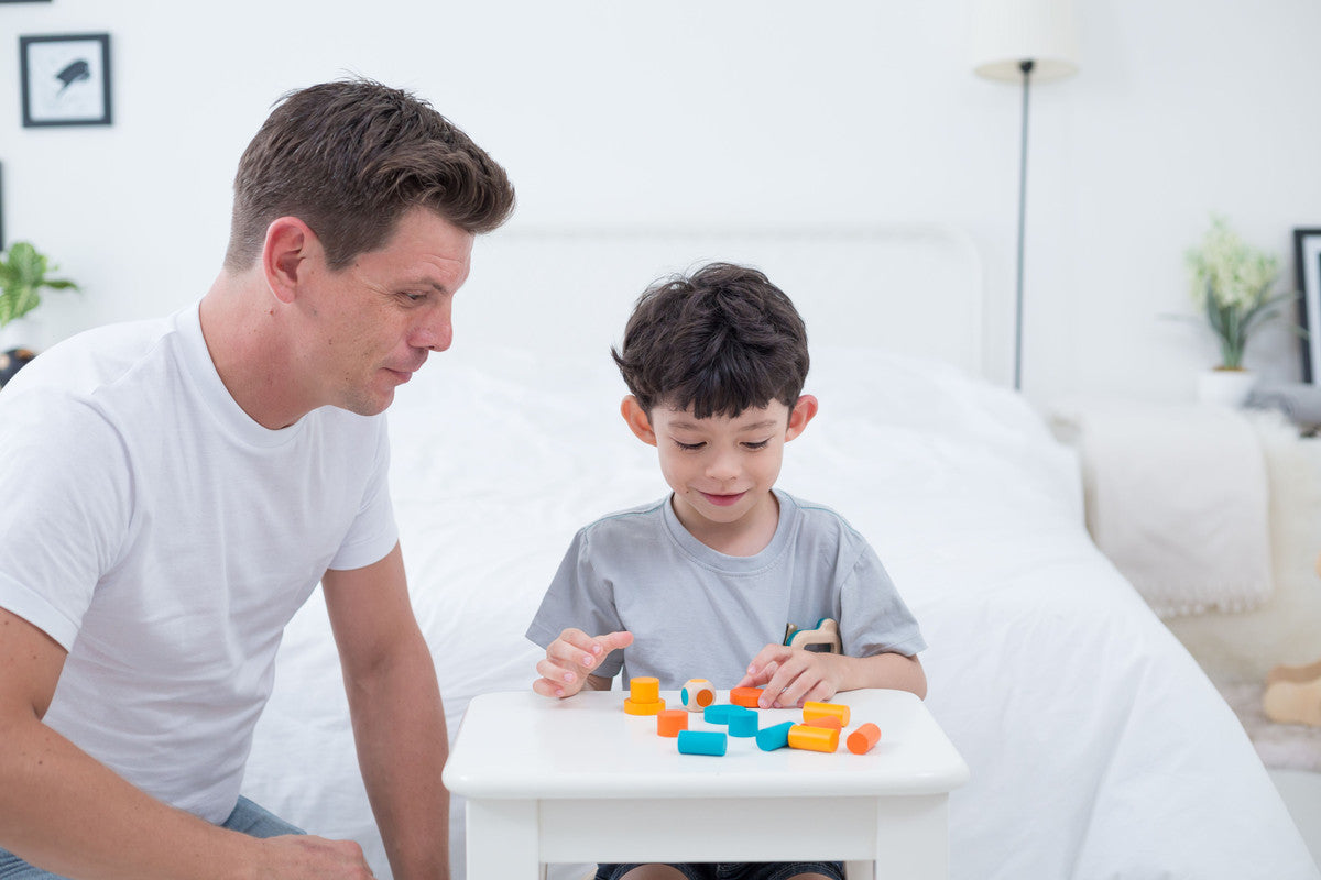 PlanToys Stacking Game — Wooden Dice Game