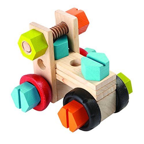 PlanToys Construction Set — Wooden Building Toy