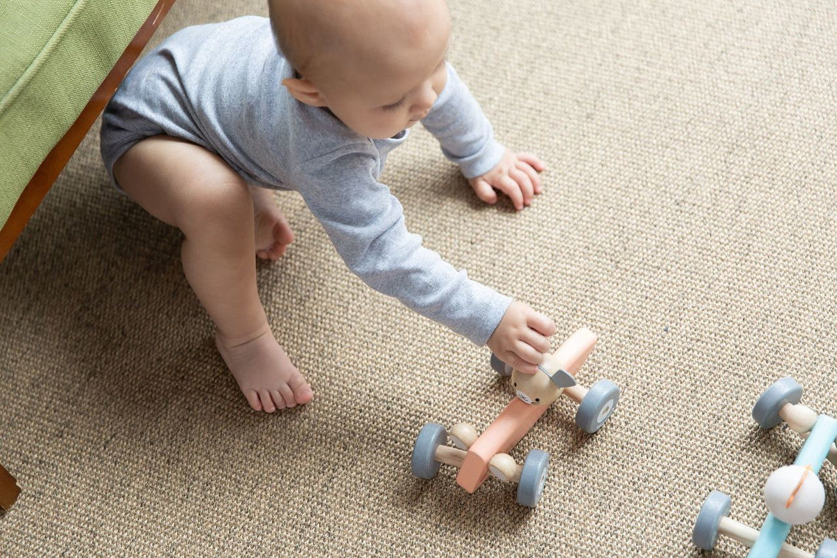 PlanToys Bunny Racing Car — Wooden Toy Vehicle