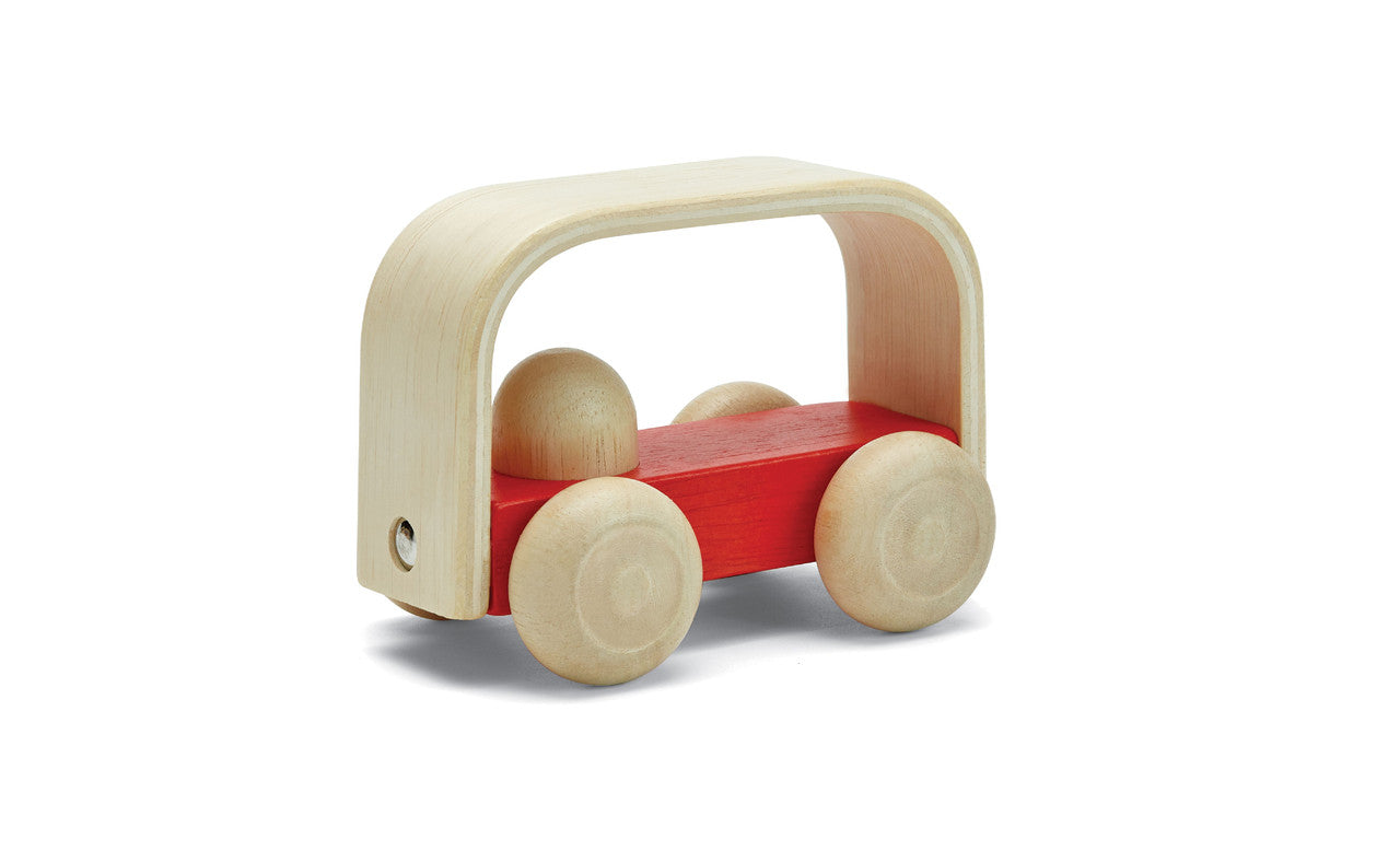 PlanToys Vroom Bus — Wooden Toy Vehicle