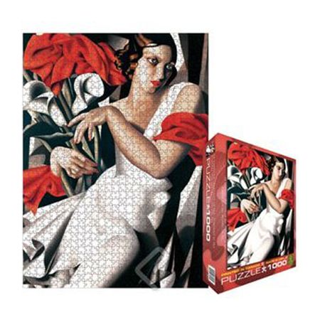 Portrait Of Ira By Tamara De Lempicka 1000 Pieces Puzzle