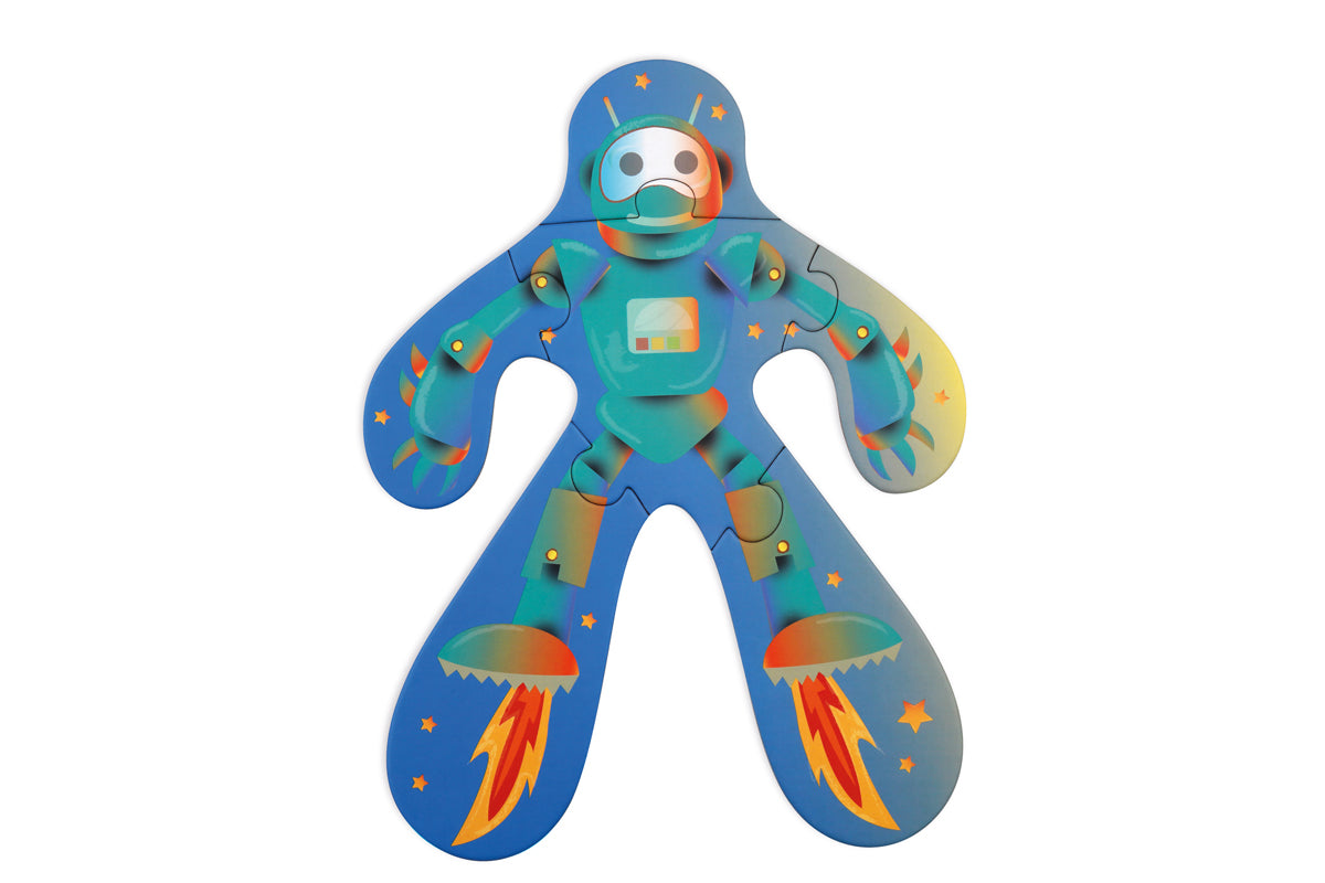 لعبة بناء الروبوتات المحيرة