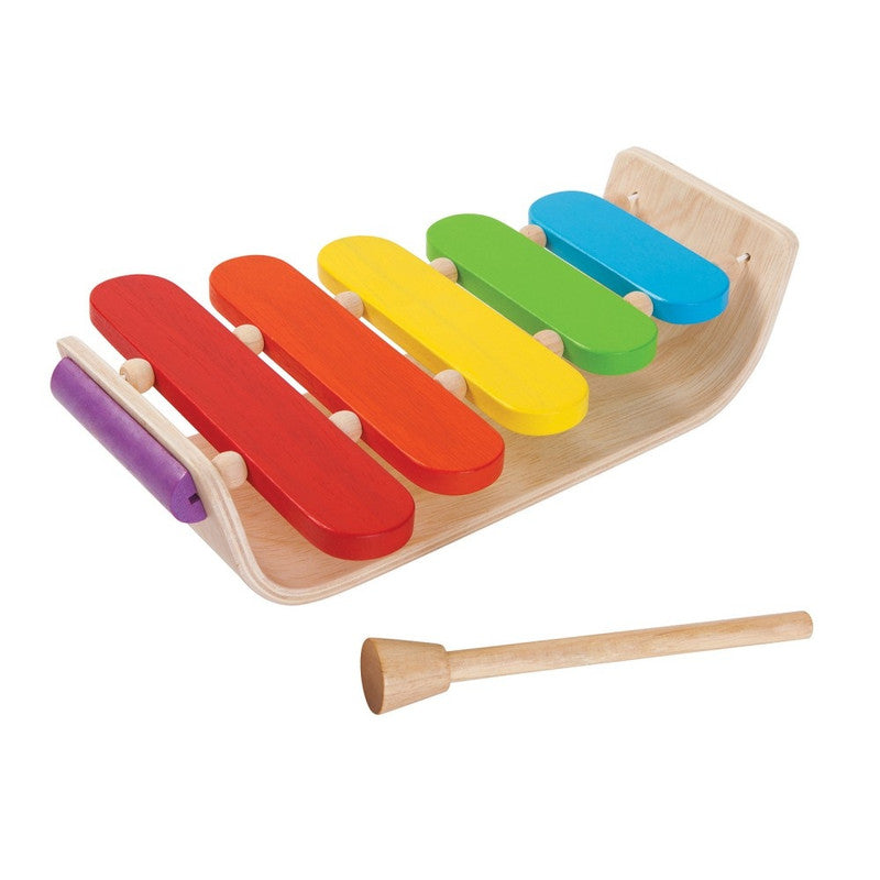 PlanToys Oval Xylophone — Wooden Musical Toy