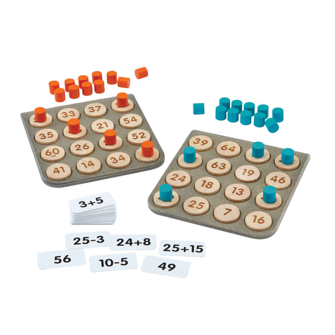 PlanToys Math Bingo — Wooden Educational Game