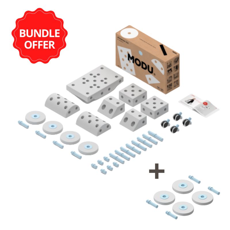 Buy 1 Dreamer kit get 1 free Foam wheels set - Blue