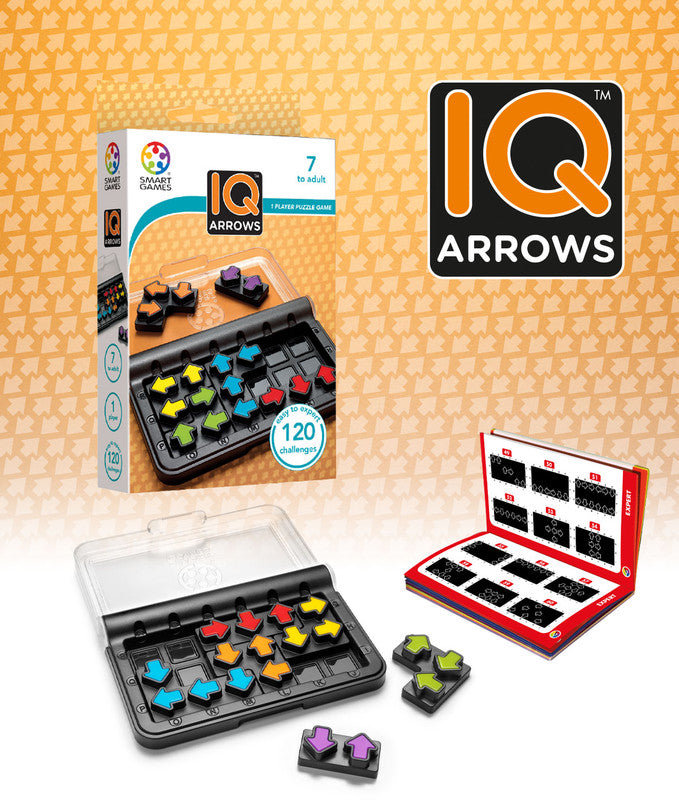 Smart Games IQ Arrows — Pocket Board Game