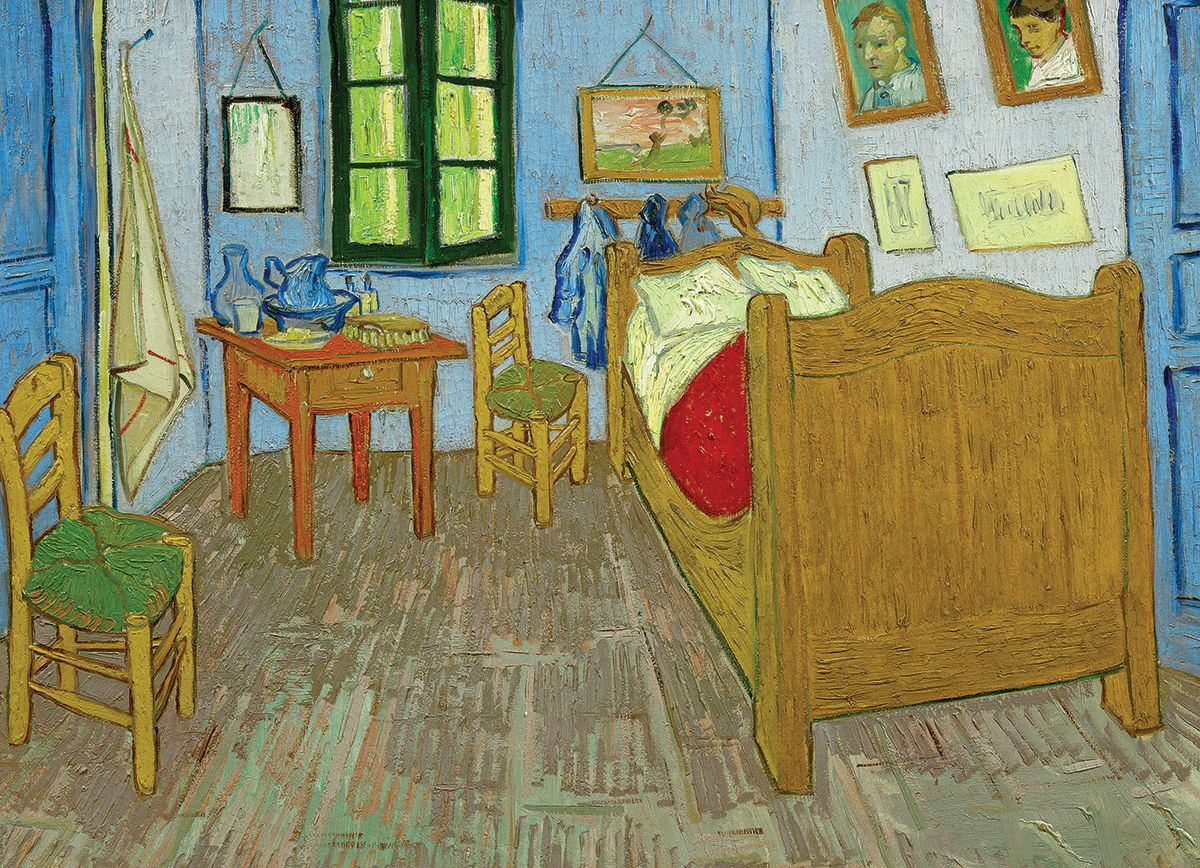 Bedroom In Arles By Vincent Van Gogh 1000 Pieces Puzzle