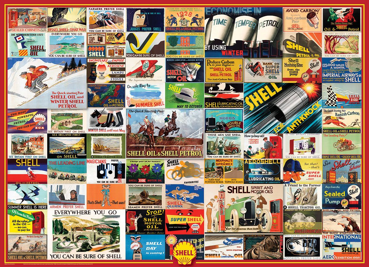 Shell Advertising Collection 1000 Pieces Puzzle