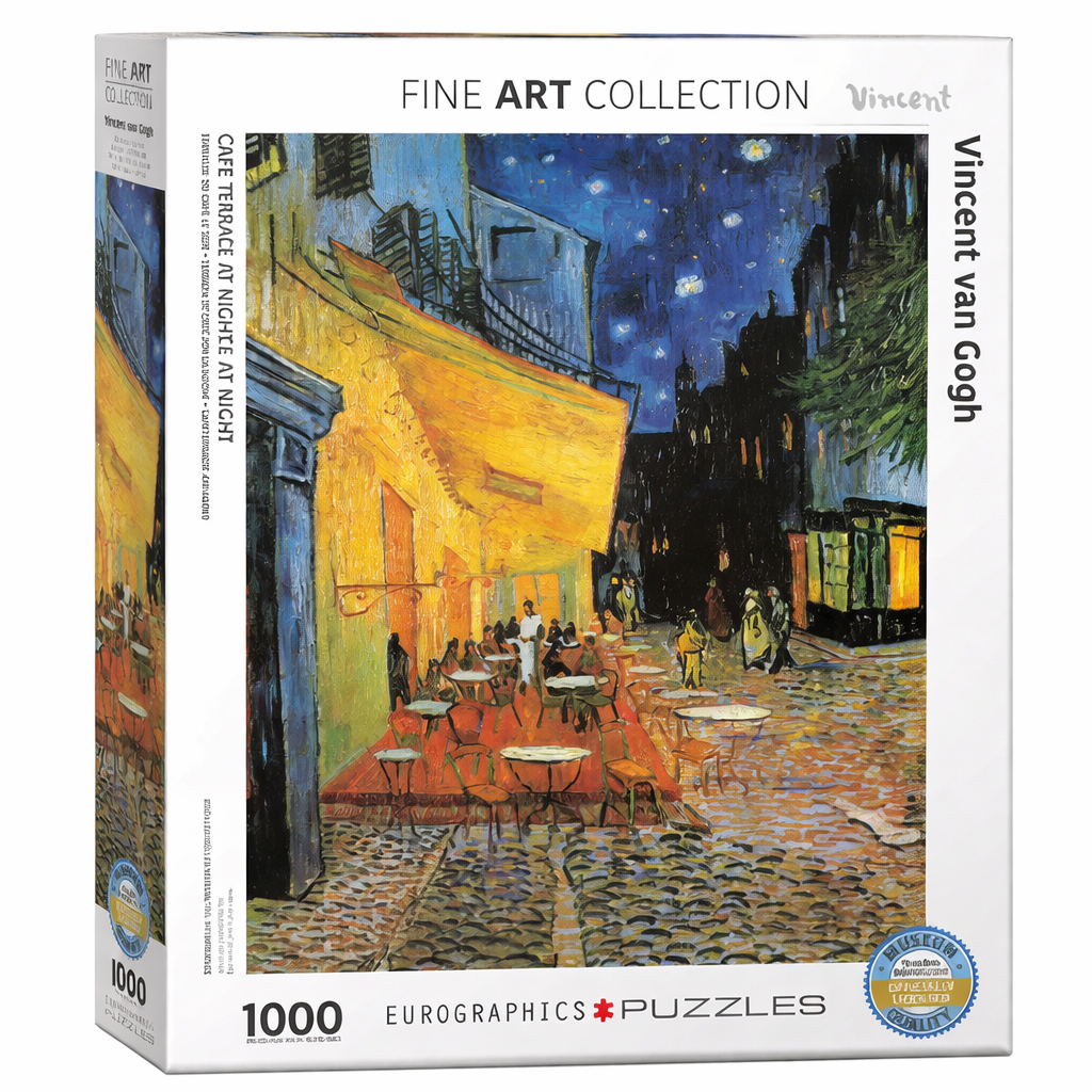 لغز مقهى تراس في الليل من فنسنت فان جوخ مكون من 1000 قطعة
