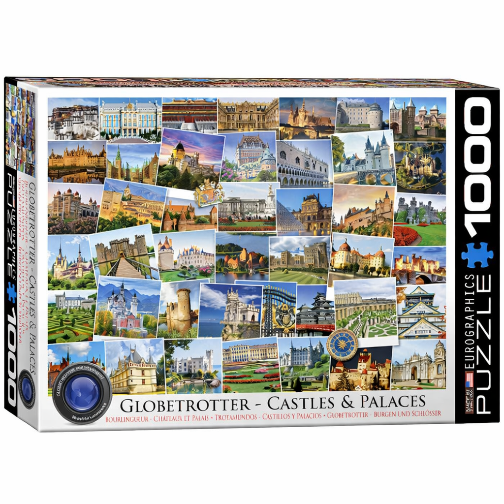 القلاع والقصور - لغز الرحالة العالمي 1000 قطعة