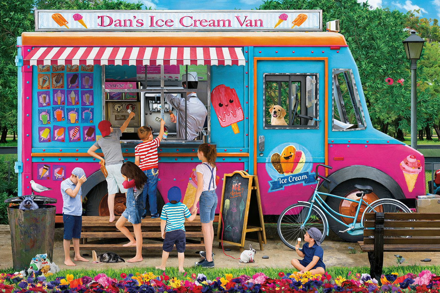 Dans Ice Cream Van 1000-Piece Puzzle