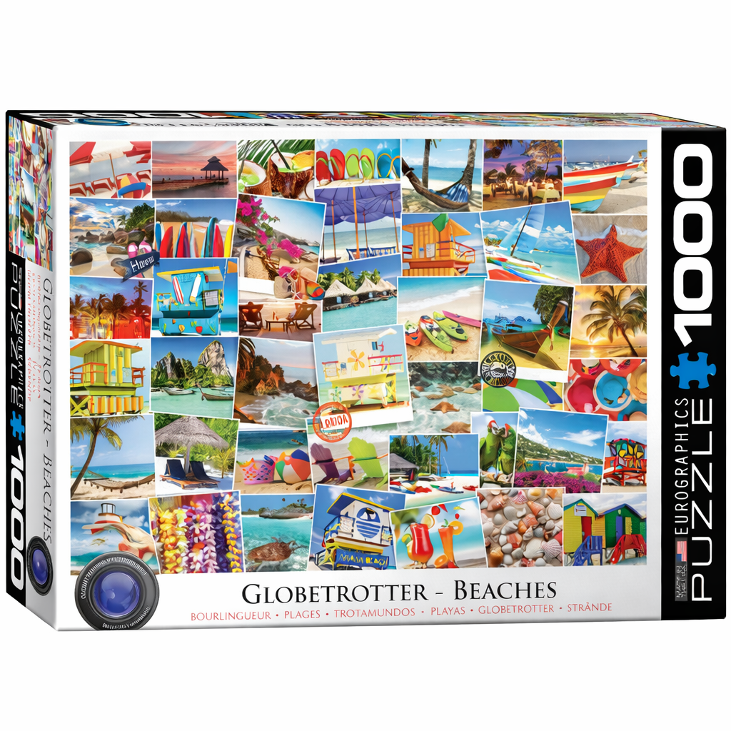 الشواطئ - لغز الرحالة العالمي 1000 قطعة