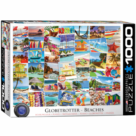 الشواطئ - لغز الرحالة العالمي 1000 قطعة
