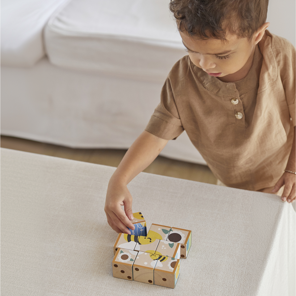 PlanToys Animal Puzzle Cubes