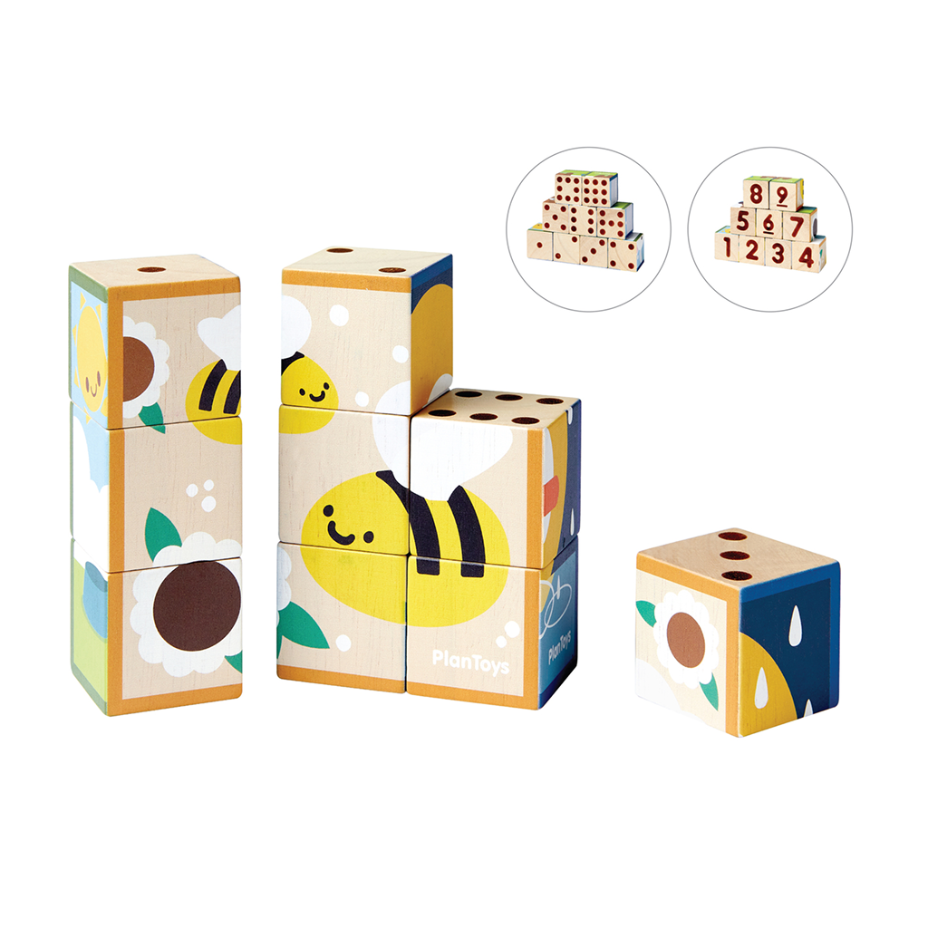 PlanToys Animal Puzzle Cubes