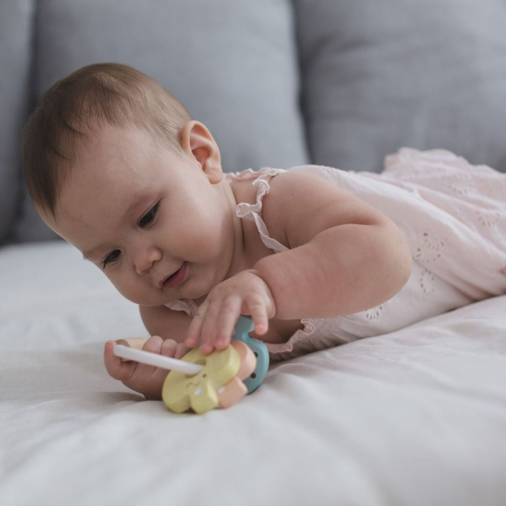 PlanToys Baby Key Rattle Pastel Color