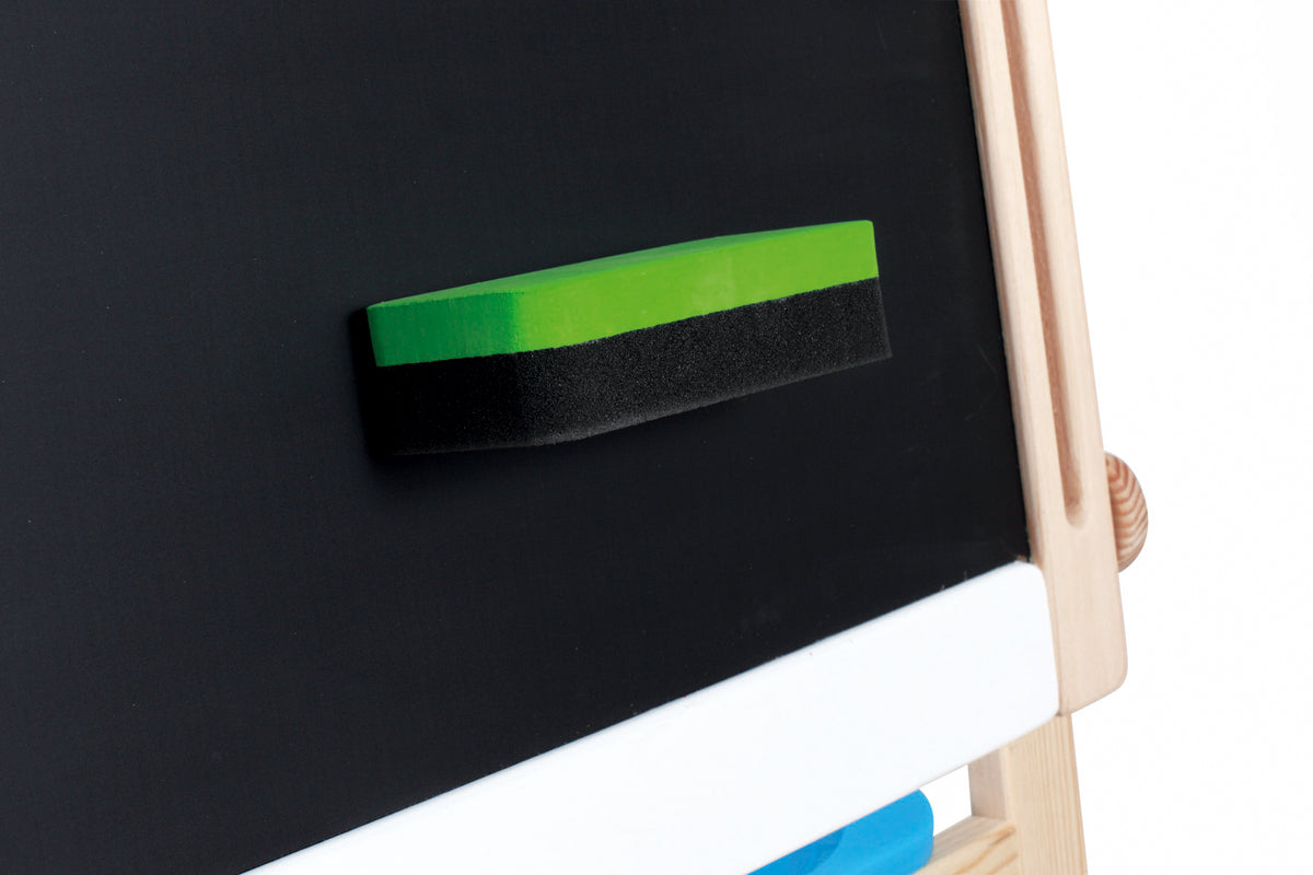 2 Sided Easel (Magnetic Black & Whiteboard)
