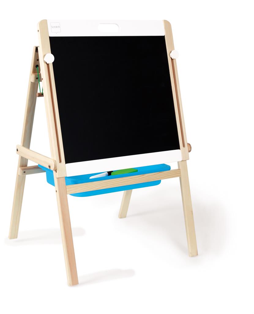 2 Sided Easel (Magnetic Black & Whiteboard)