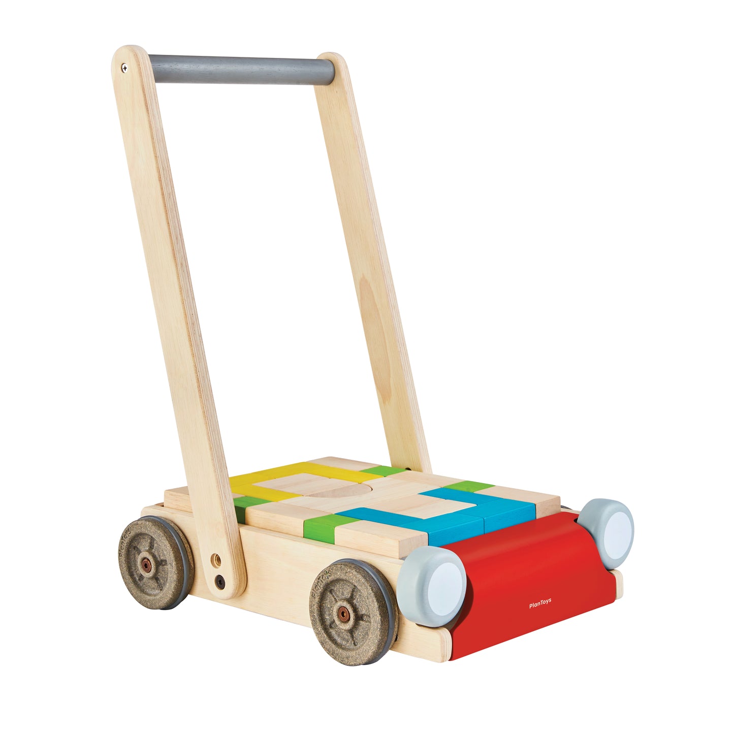 PlanToys Baby Walker — Wooden Push Toy for Toddlers