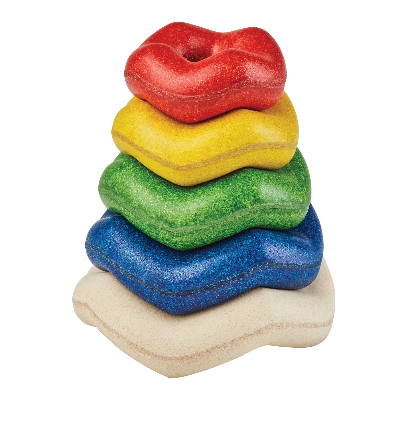 PlanToys Wave Stacker — Wooden Stacking Toy