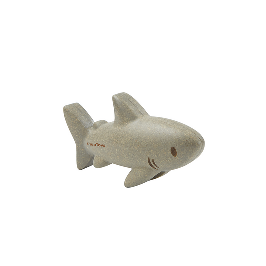 PlanToys Shark — Wooden Animal Figure