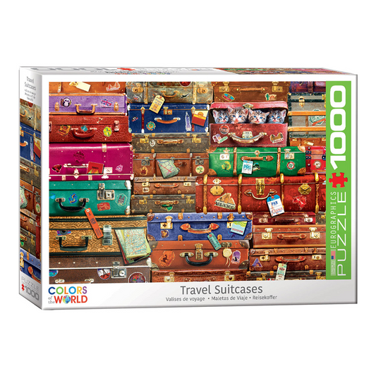 Travel Suitcases 1000 Pieces Puzzle
