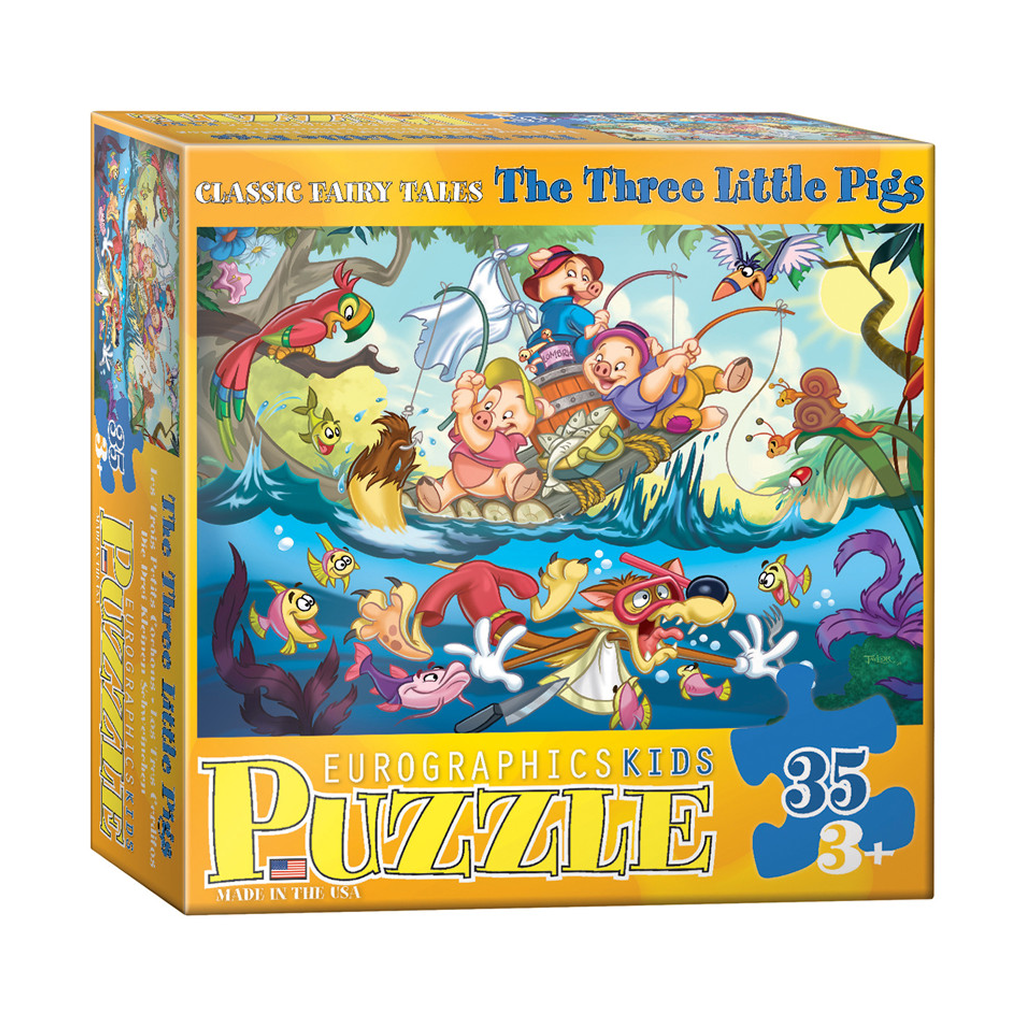 The Three Little Pigs 35 Pieces Puzzle