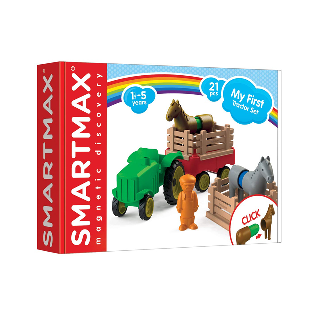 SmartMax My First Tractor — Magnetic Building Set