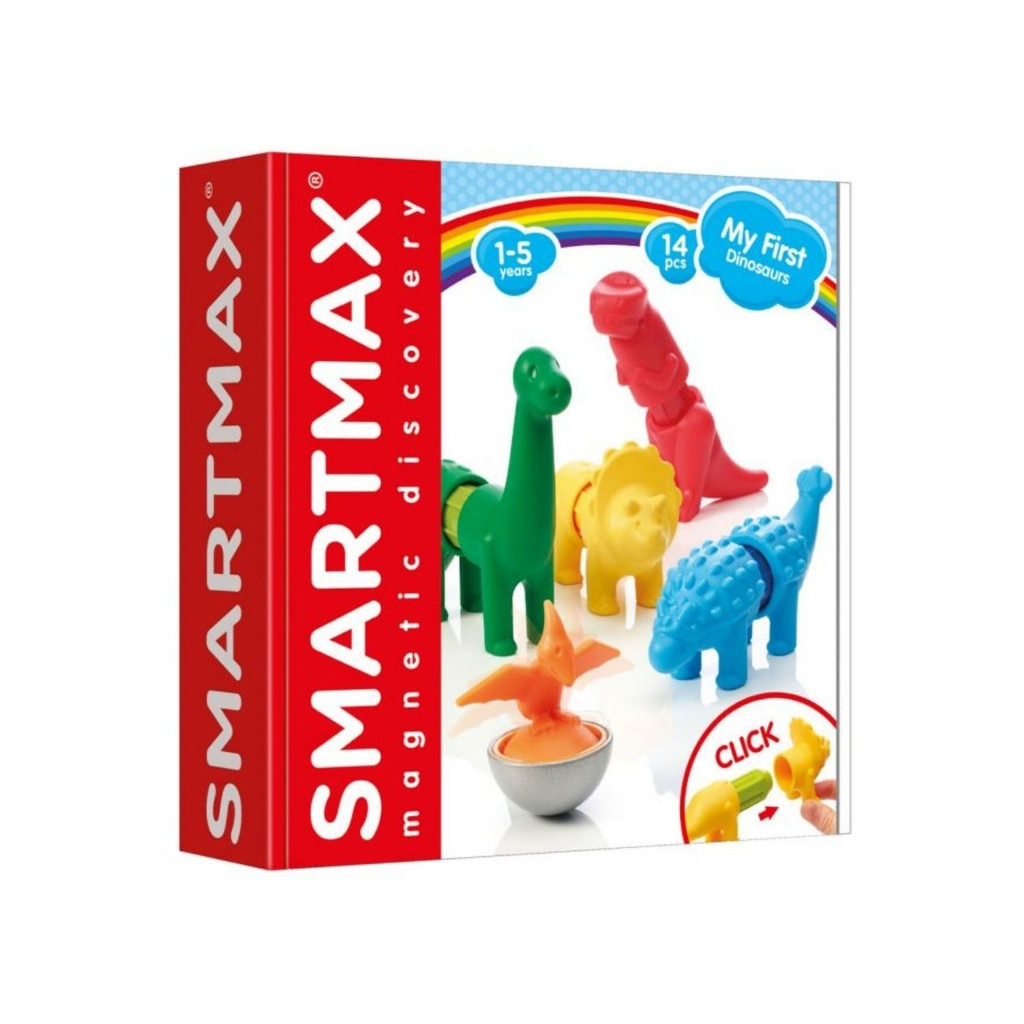 SmartMax My First Dinosaurs - لعبة بناء مغناطيسية