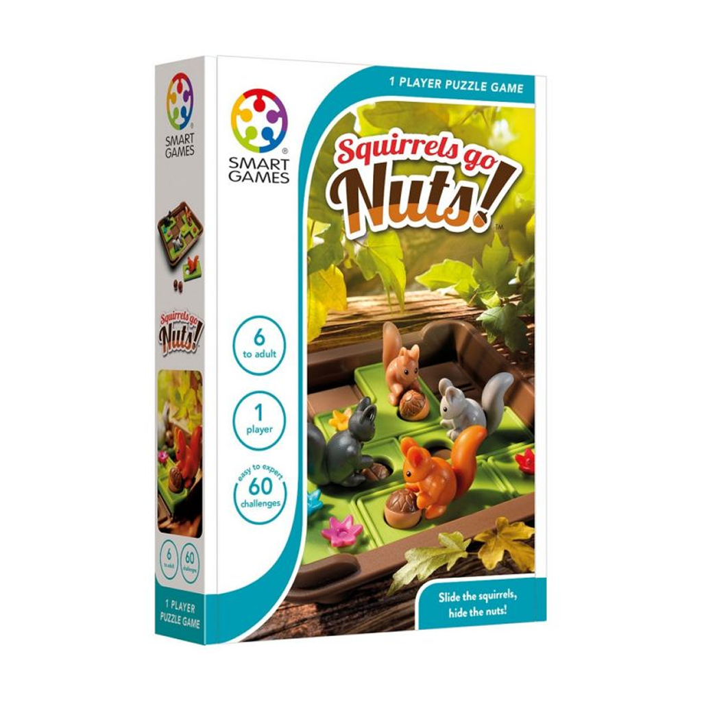 Smart Games Squirrels Go Nuts! — Sliding Puzzle Game