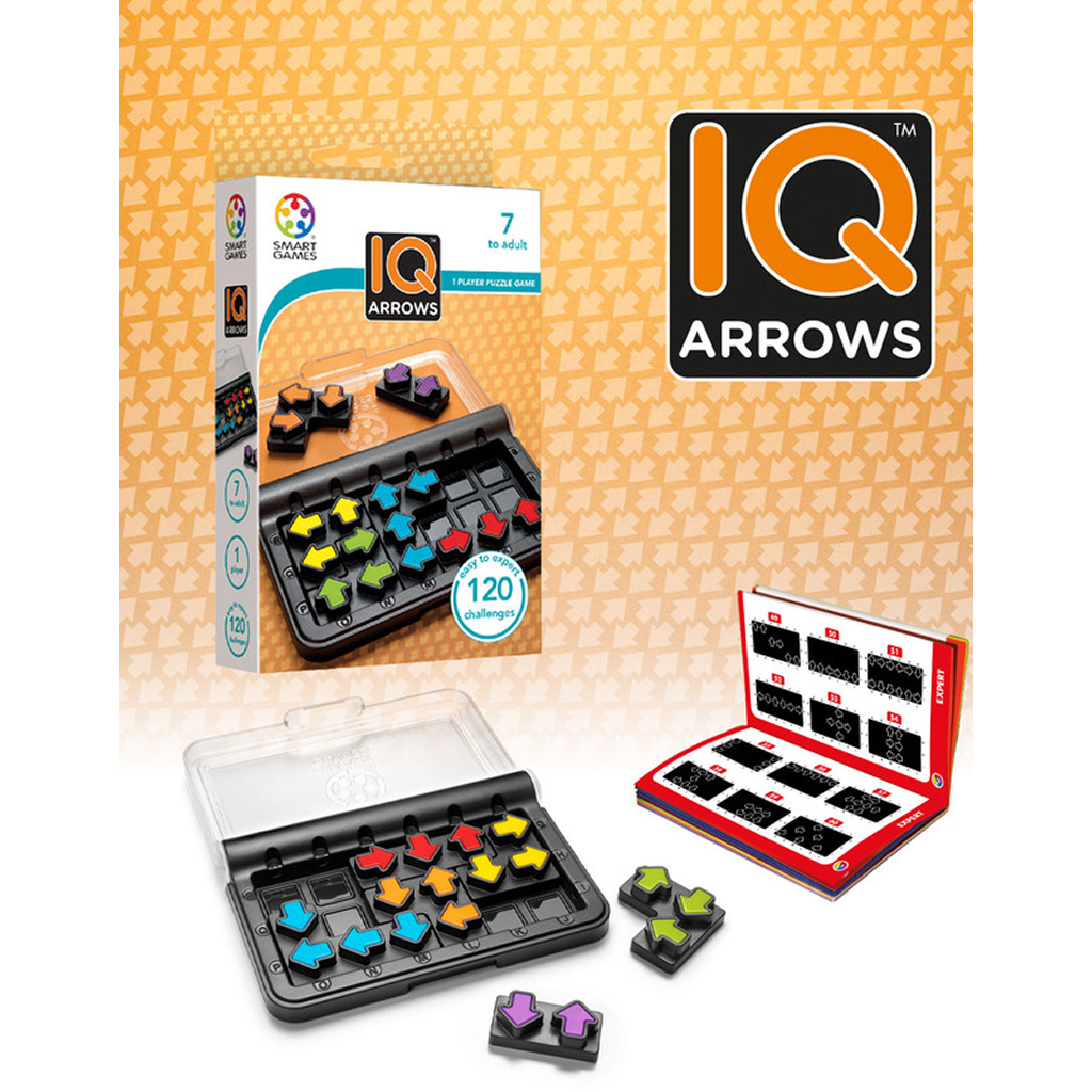 Smart Games IQ Arrows — Pocket Board Game