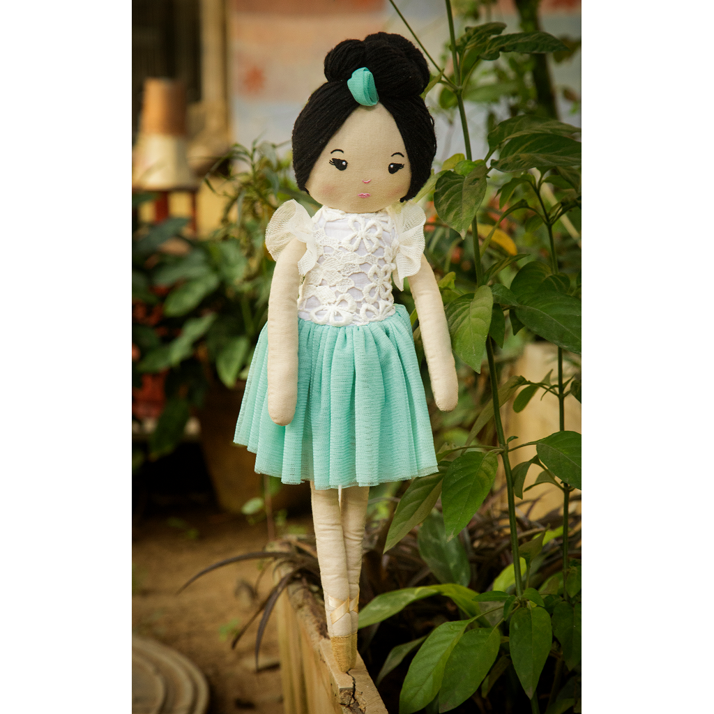 Prima Ballerina Yuan Doll – Handmade Cotton Ballet Doll for Kids