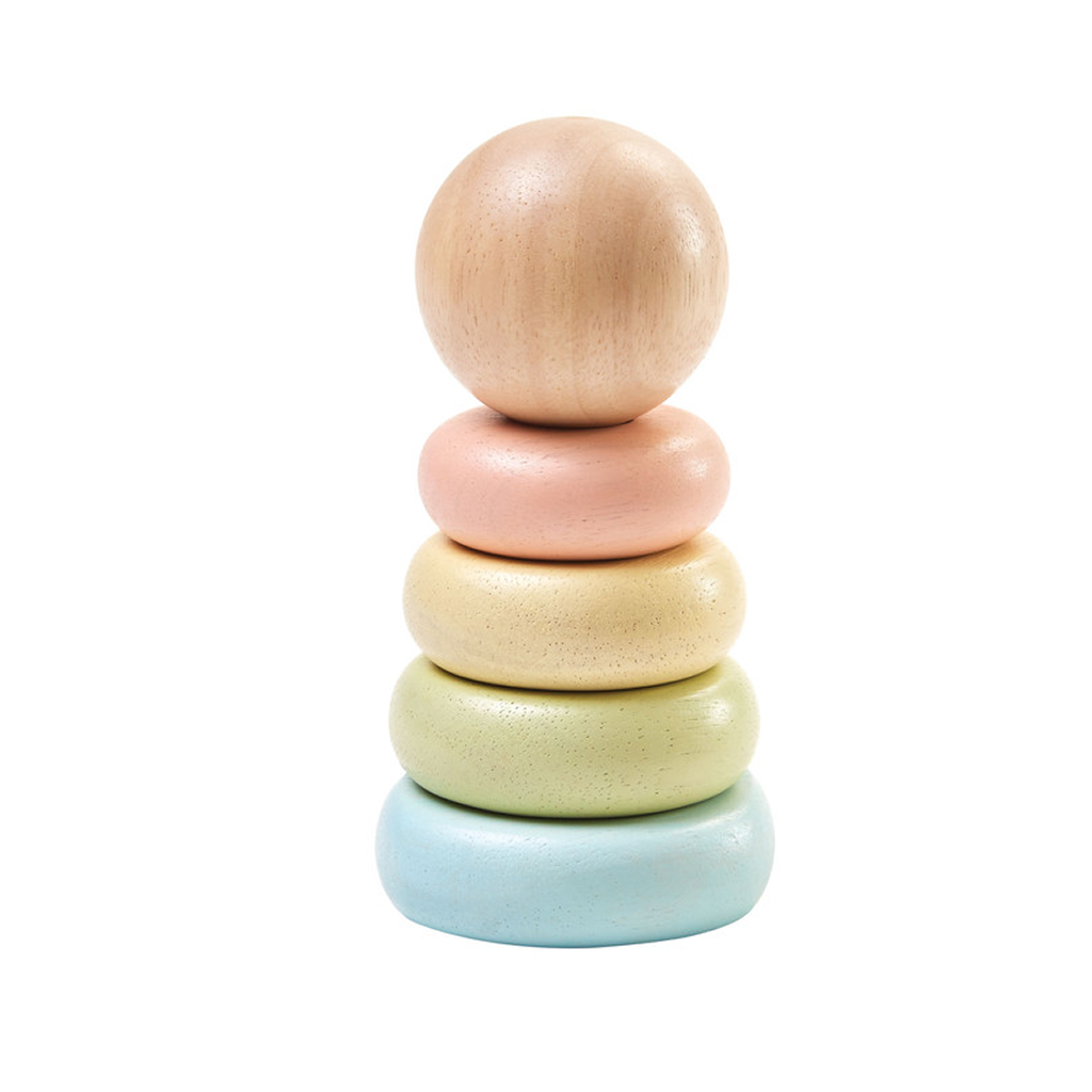 PlanToys First Stacking Ring — Wooden Baby Toy
