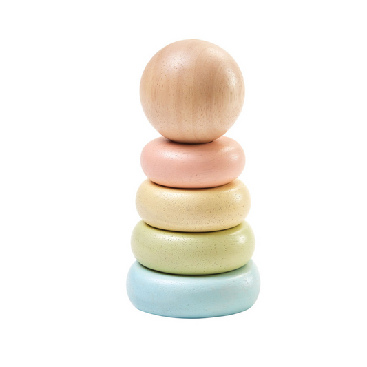 PlanToys First Stacking Ring — Wooden Baby Toy