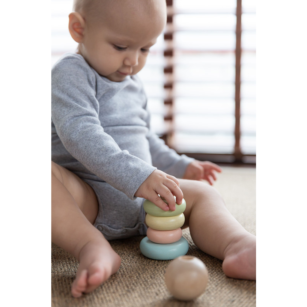 PlanToys First Stacking Ring — Wooden Baby Toy