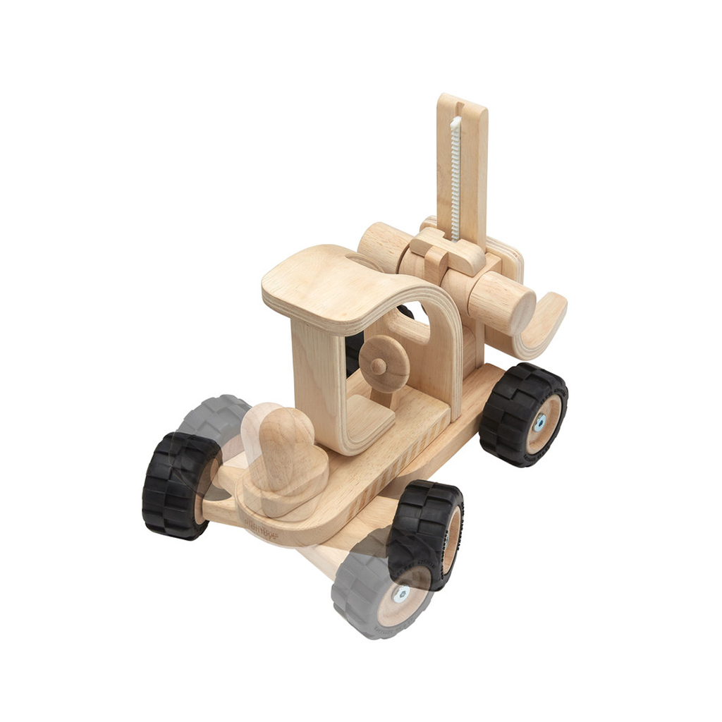 رافعة شوكية من PlanToys — مركبة لعبة خشبية
