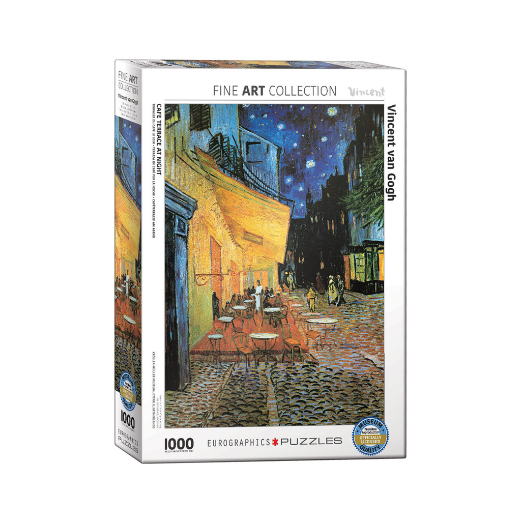 CafÃ© Terrace at Night by Vincent van Gogh 1000-Piece Puzzle