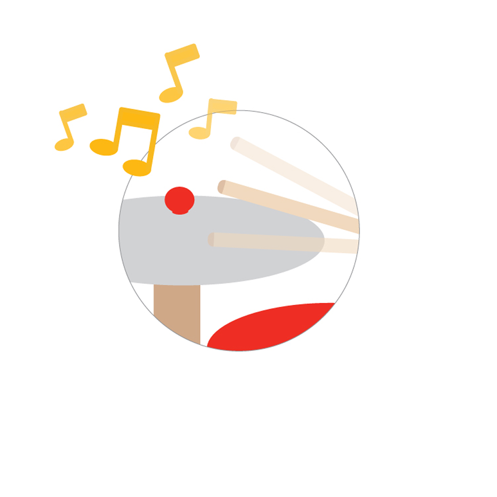 PlanToys Musical Band — Wooden Drum Set