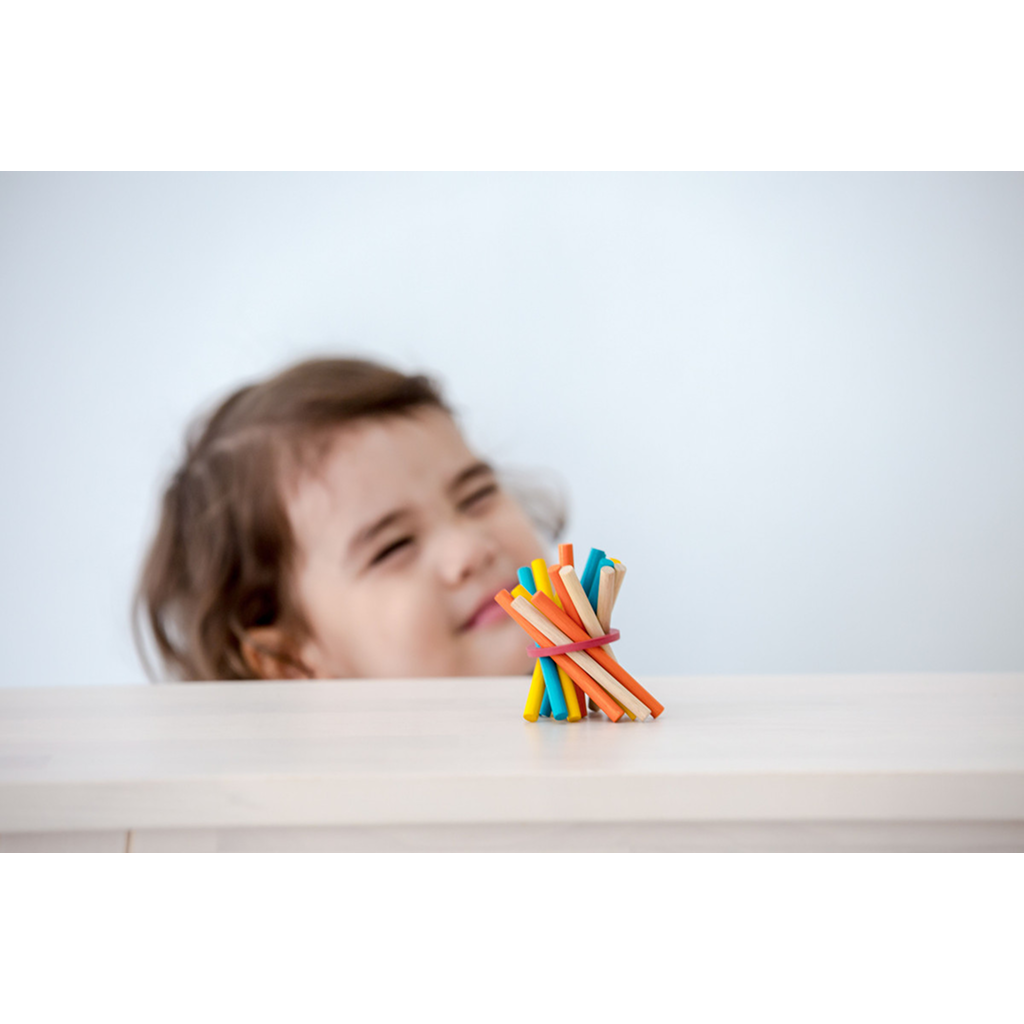 PlanToys Pick-Up Sticks — Wooden Classic Game