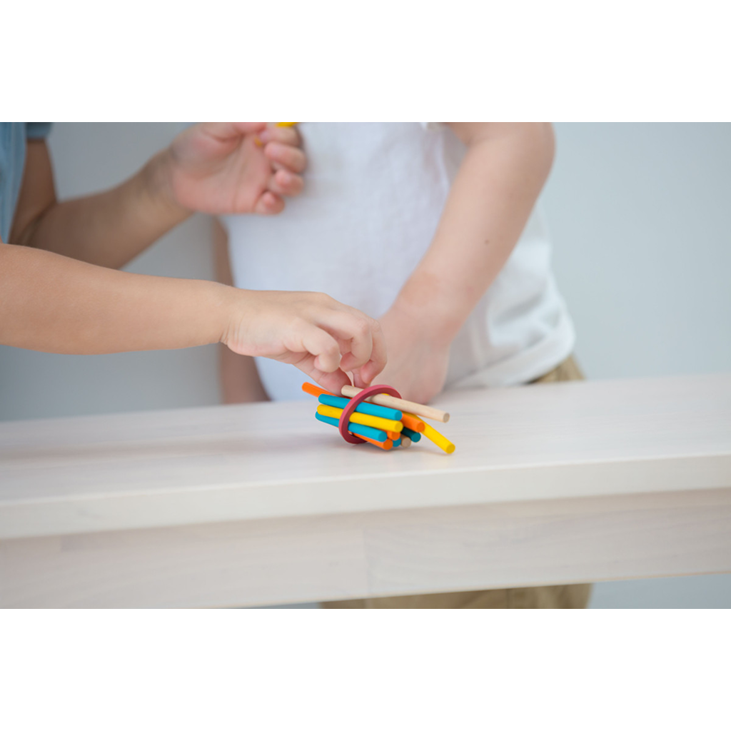 PlanToys Pick-Up Sticks — Wooden Classic Game