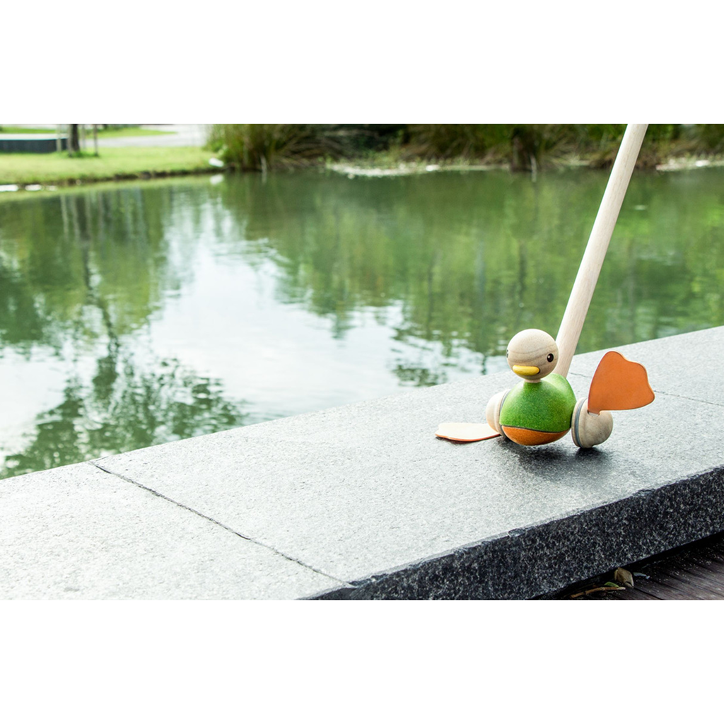 PlanToys Push Along Duck
