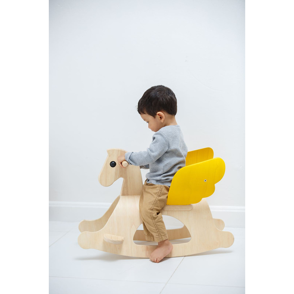PlanToys Rocking Pegasus — Wooden Rocking Horse