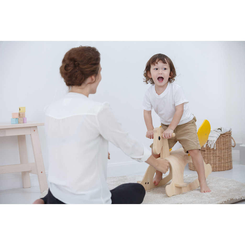 PlanToys Rocking Pegasus — Wooden Rocking Horse
