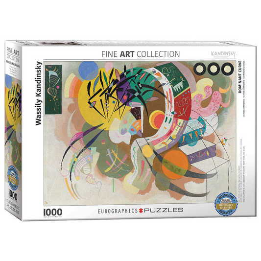 Dominant Curve by Wassily Kandinsky 1000-Piece Puzzle
