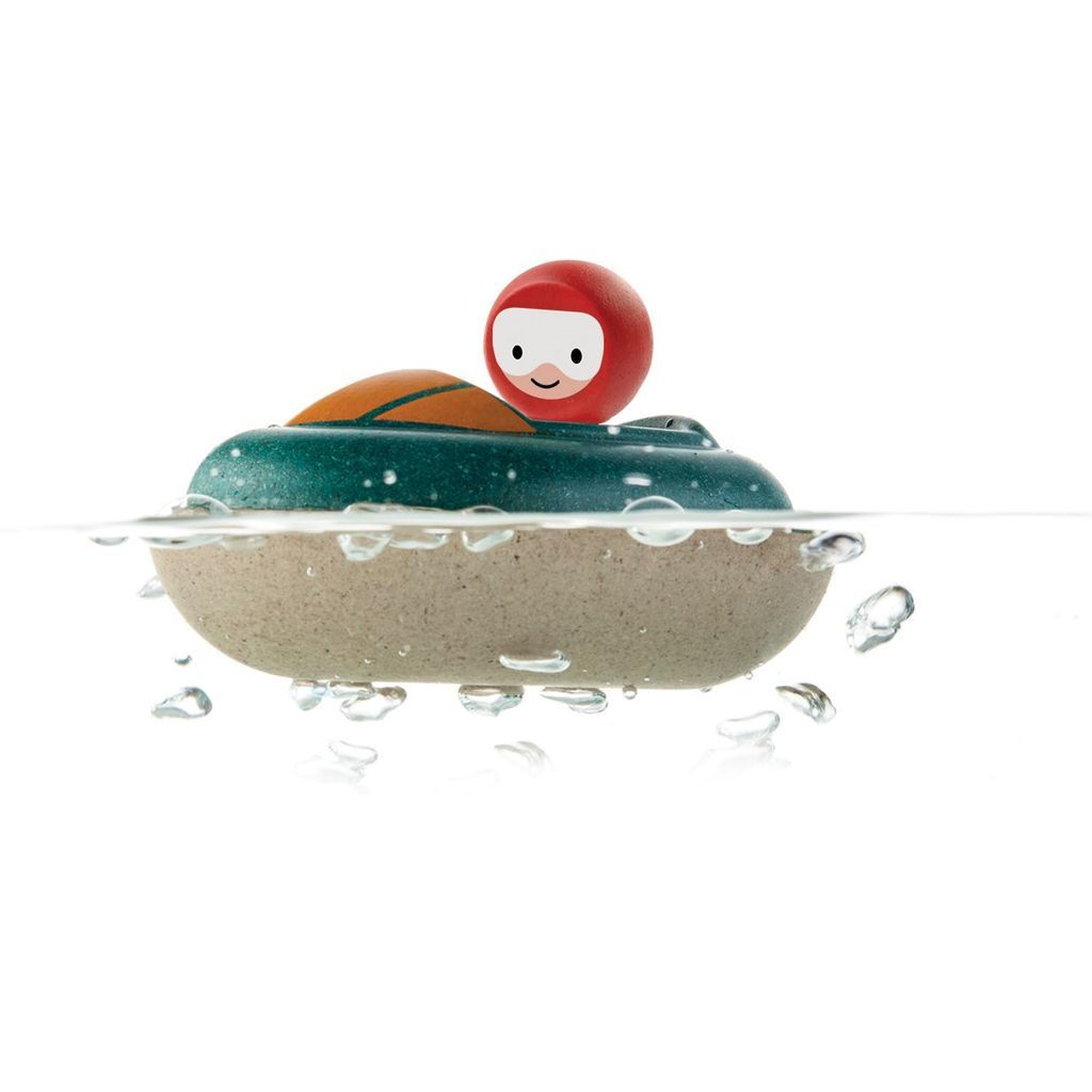 قارب السرعة من PlanToys — قارب لعبة خشبي